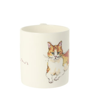 Madeleine Floyd Ginger and White Cat Mug